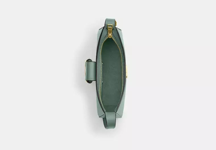 Eliza Shoulder Bag With Zipper Closure Sage Coach