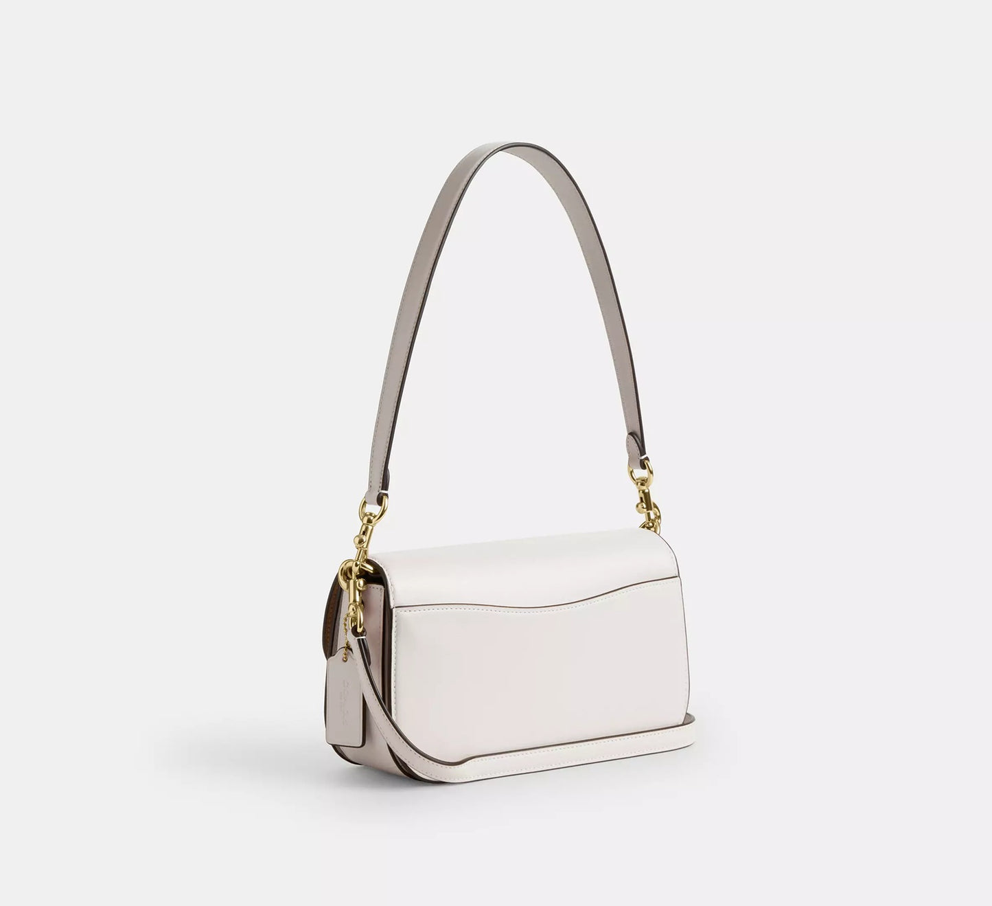 Harper Shoulder Bag Gold Chalk Coach