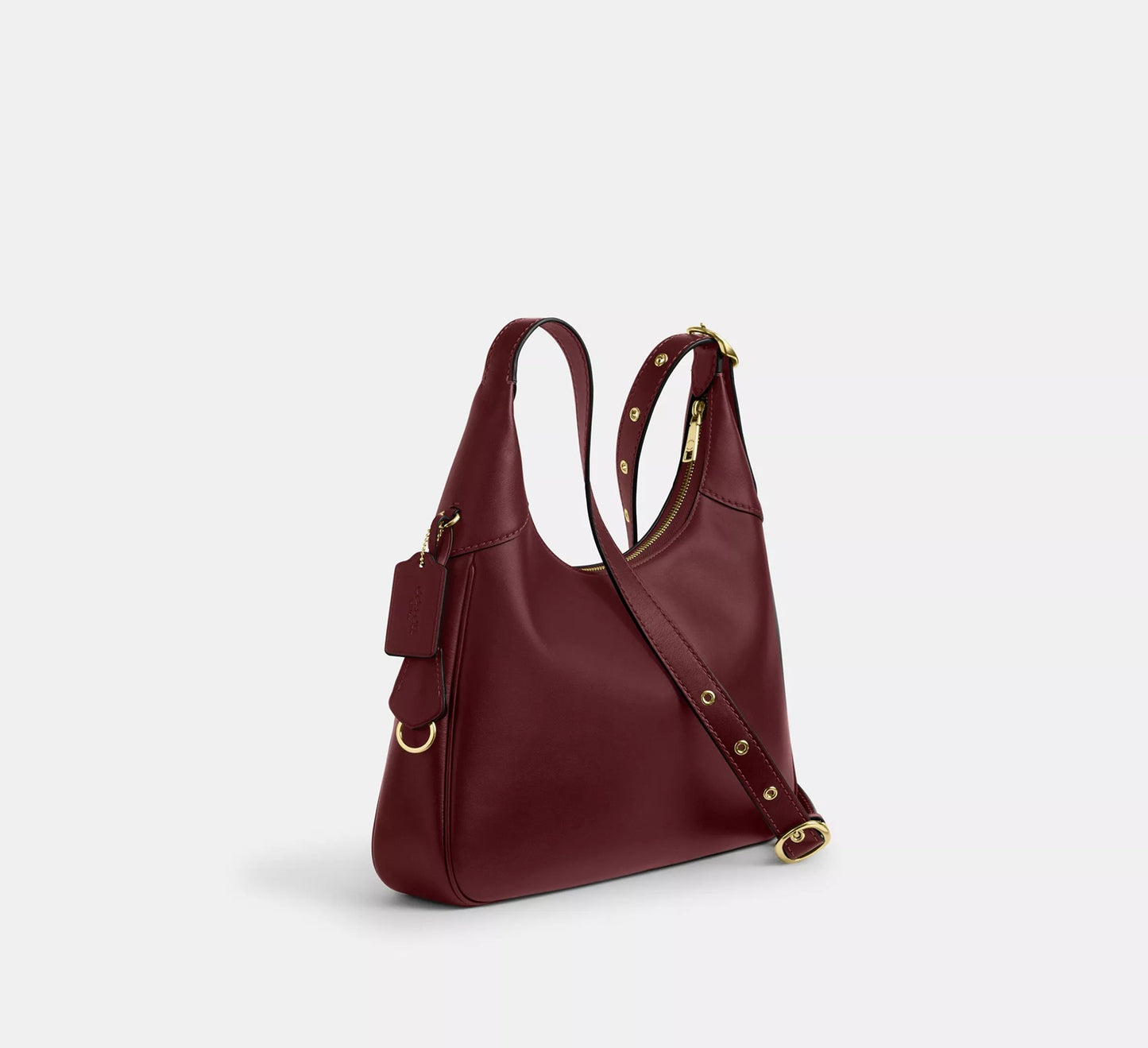 Ella Shoulder Bag Maroon Coach