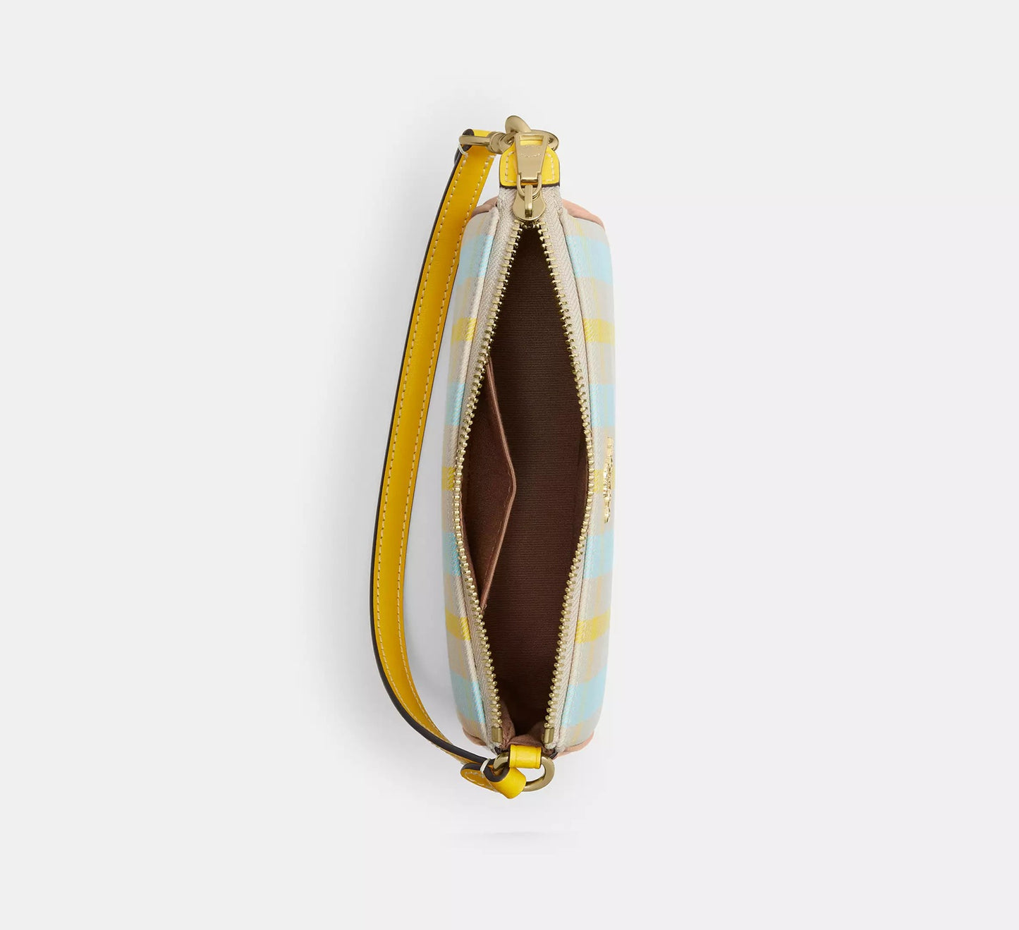 Nolita 19 With Plaid Print Bright Maize Multi Bag Coach