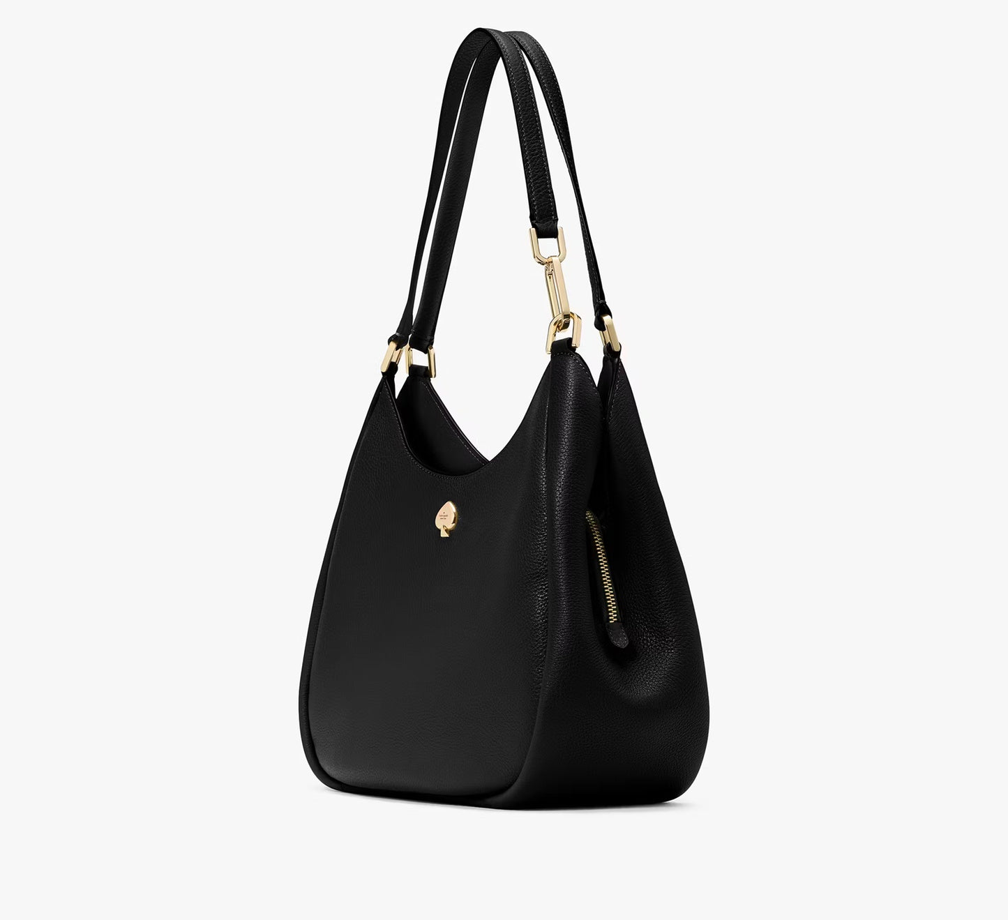 Kayla Large Triple Compartment Shoulder Bag Black Kate Spade