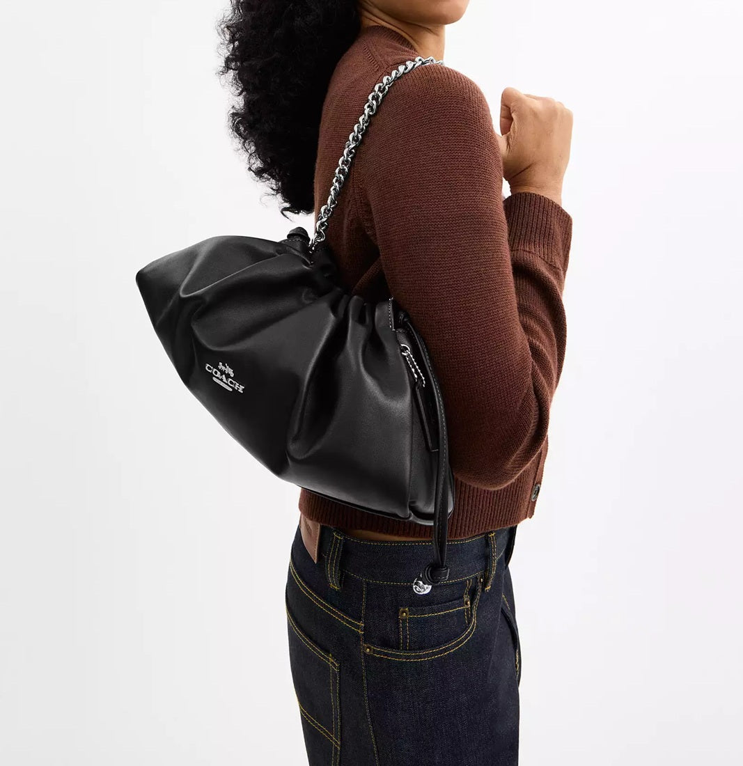Faye Large Shoulder Bag Black Coach