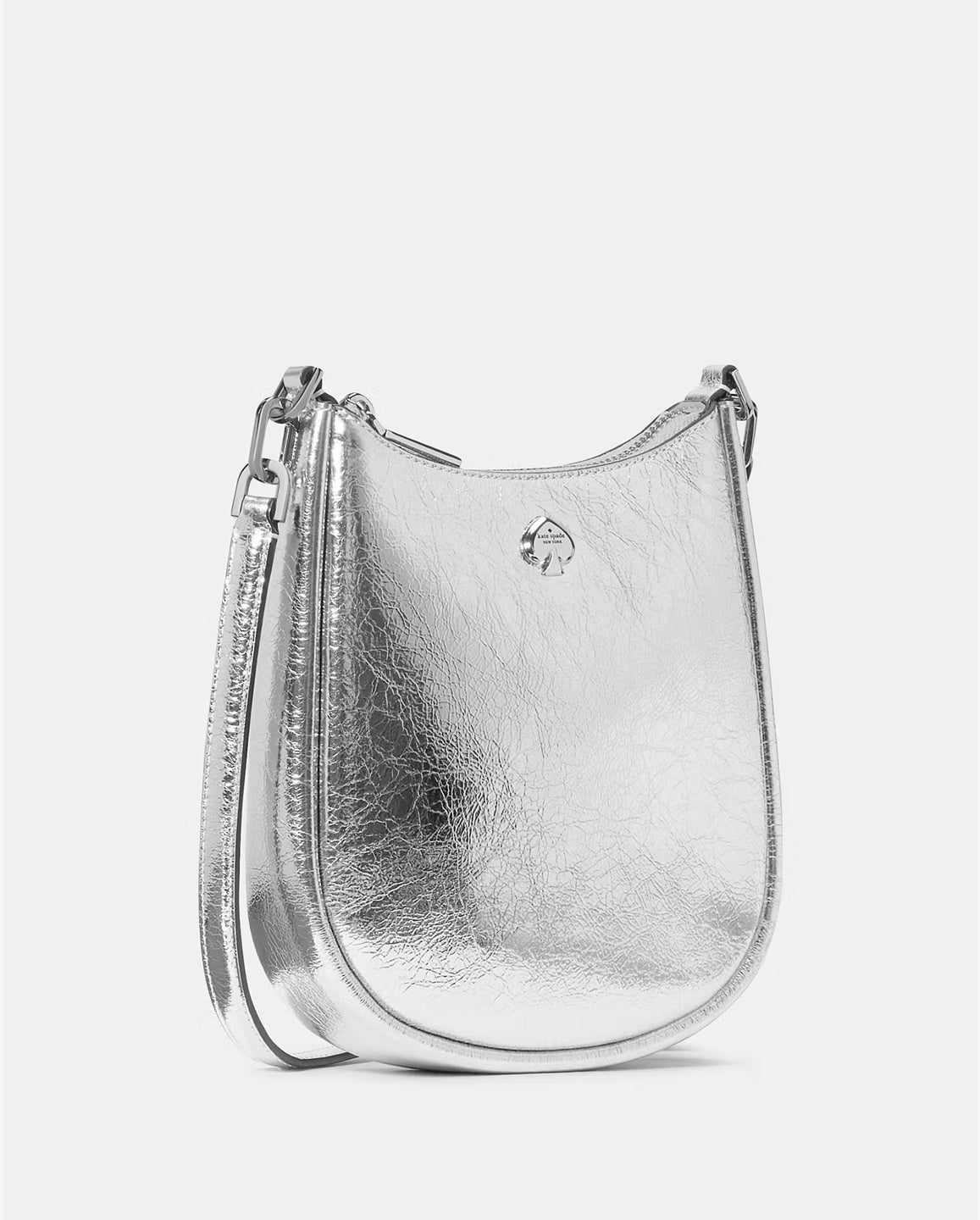 Kayla Small Swingpack Silver Kate Spade
