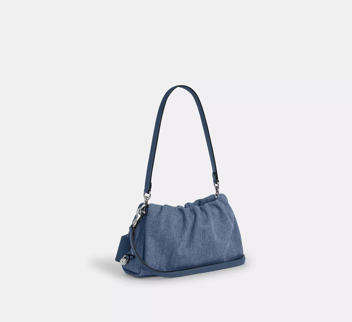 Faye Shoulder Bag Denim Indigo Coach