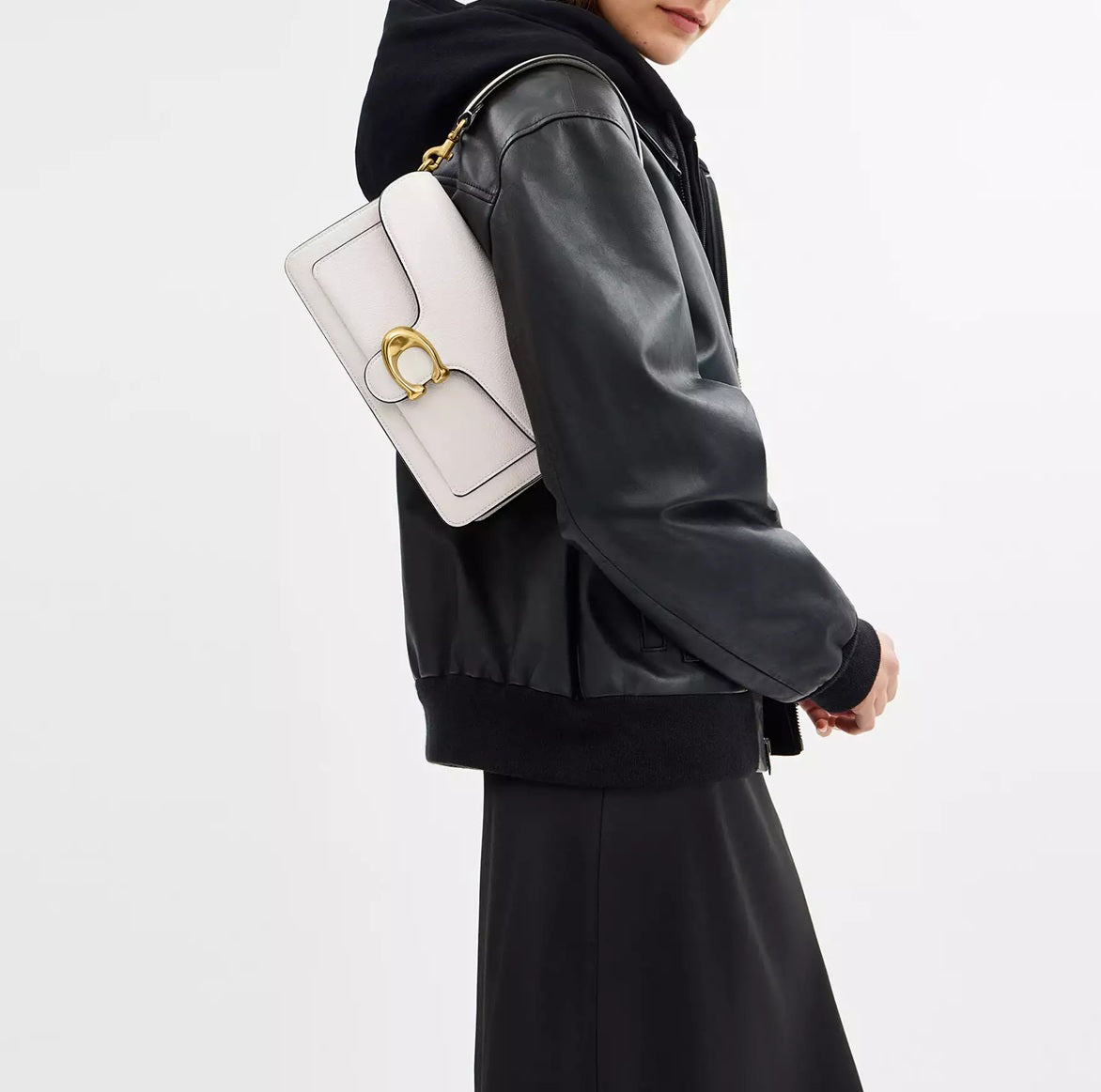Tabby Shoulder Bag 26 Chalk Coach