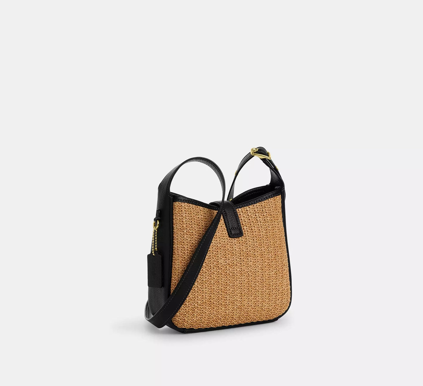 Hadley Mini Crossbody Bag Straw Toast Black Coach
