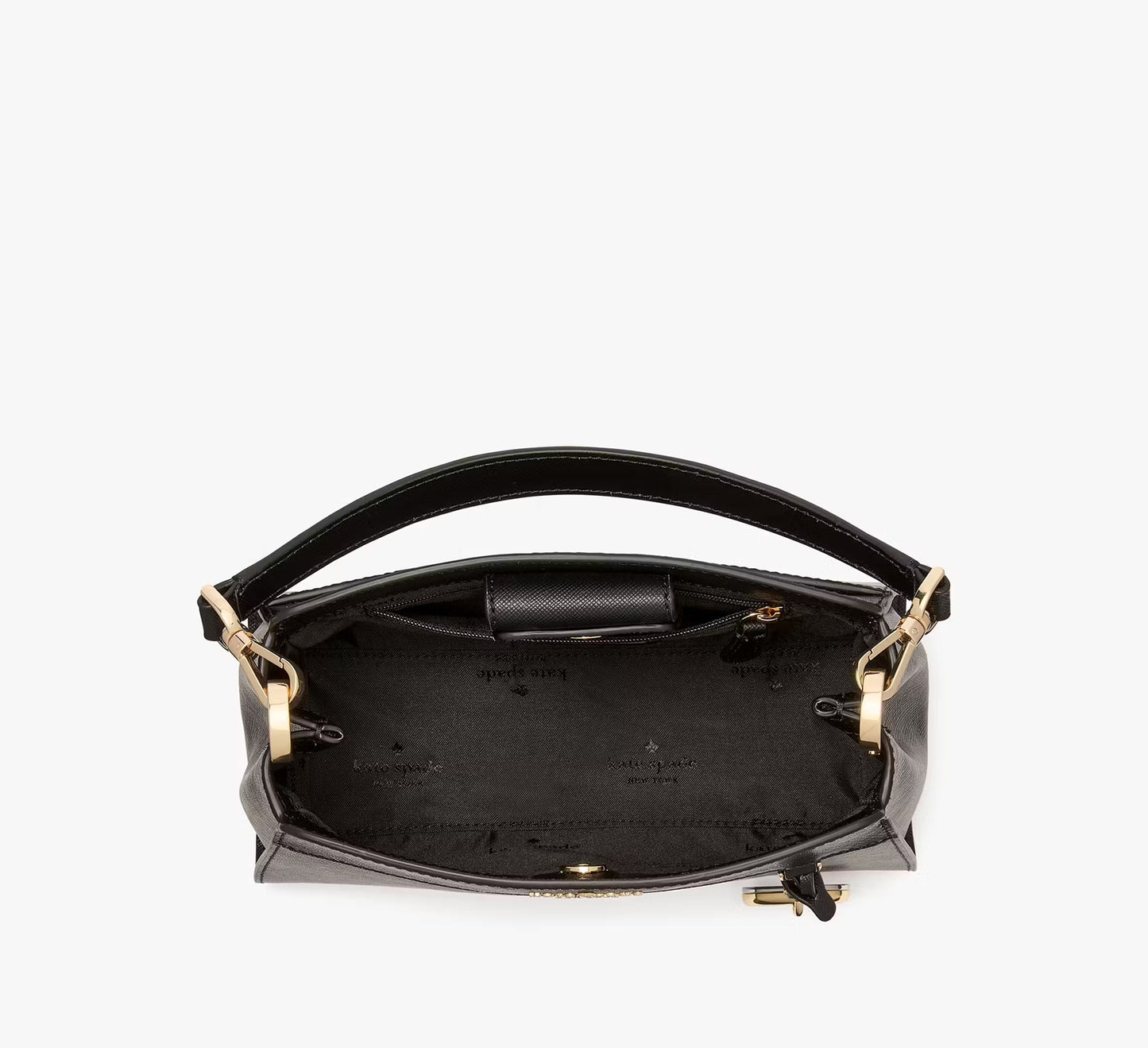 Madison Small Top Handle Satchel Black Kate Spade