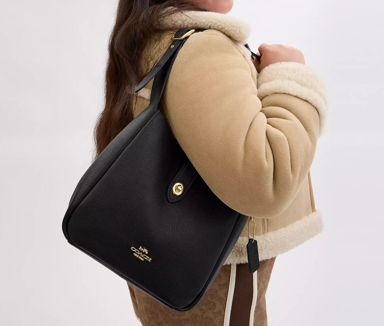 Hadley Convertible Crossbody Bag Black Coach