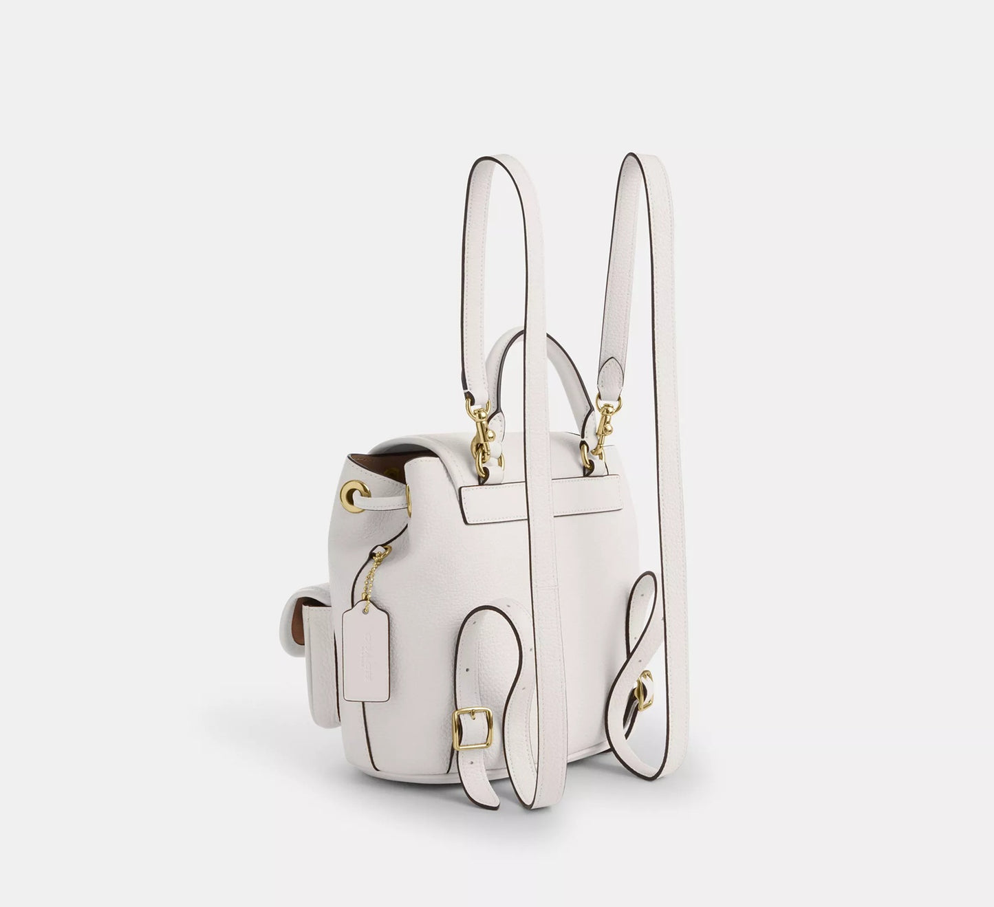 Hadley Backpack Gold Chalk Coach