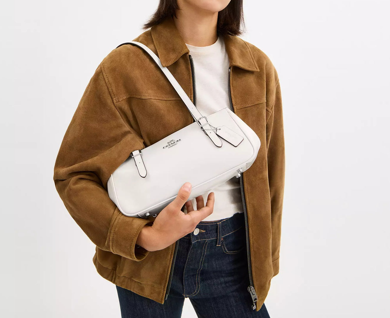 Asher Shoulder Bag Chalk Coach
