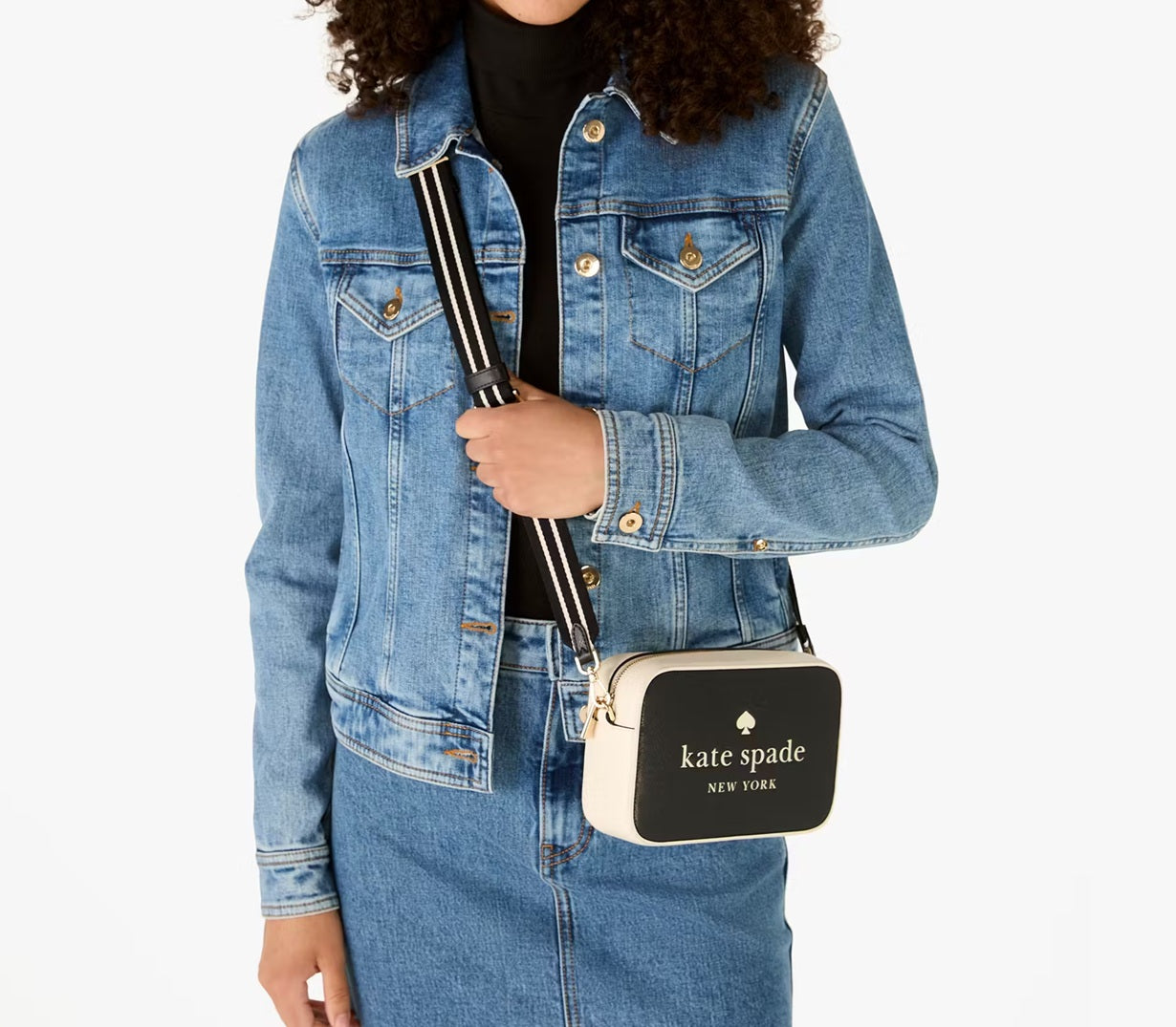 Oh Snap Camera Bag Toasted Black Multi Kate Spade