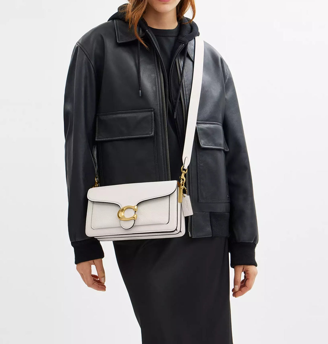 Tabby Shoulder Bag 26 Chalk Coach