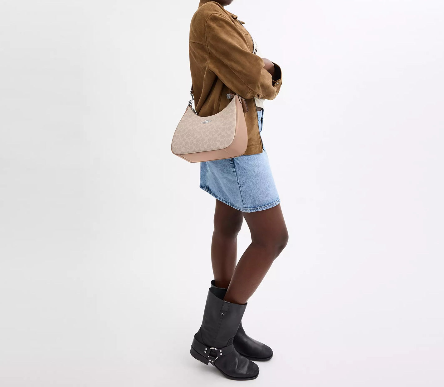 Teri Hobo Bag In Signature Canvas Coach