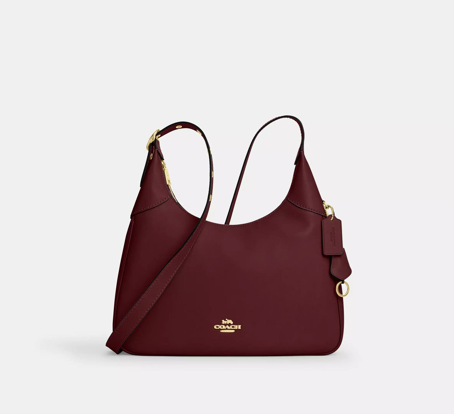 Ella Shoulder Bag Maroon Coach