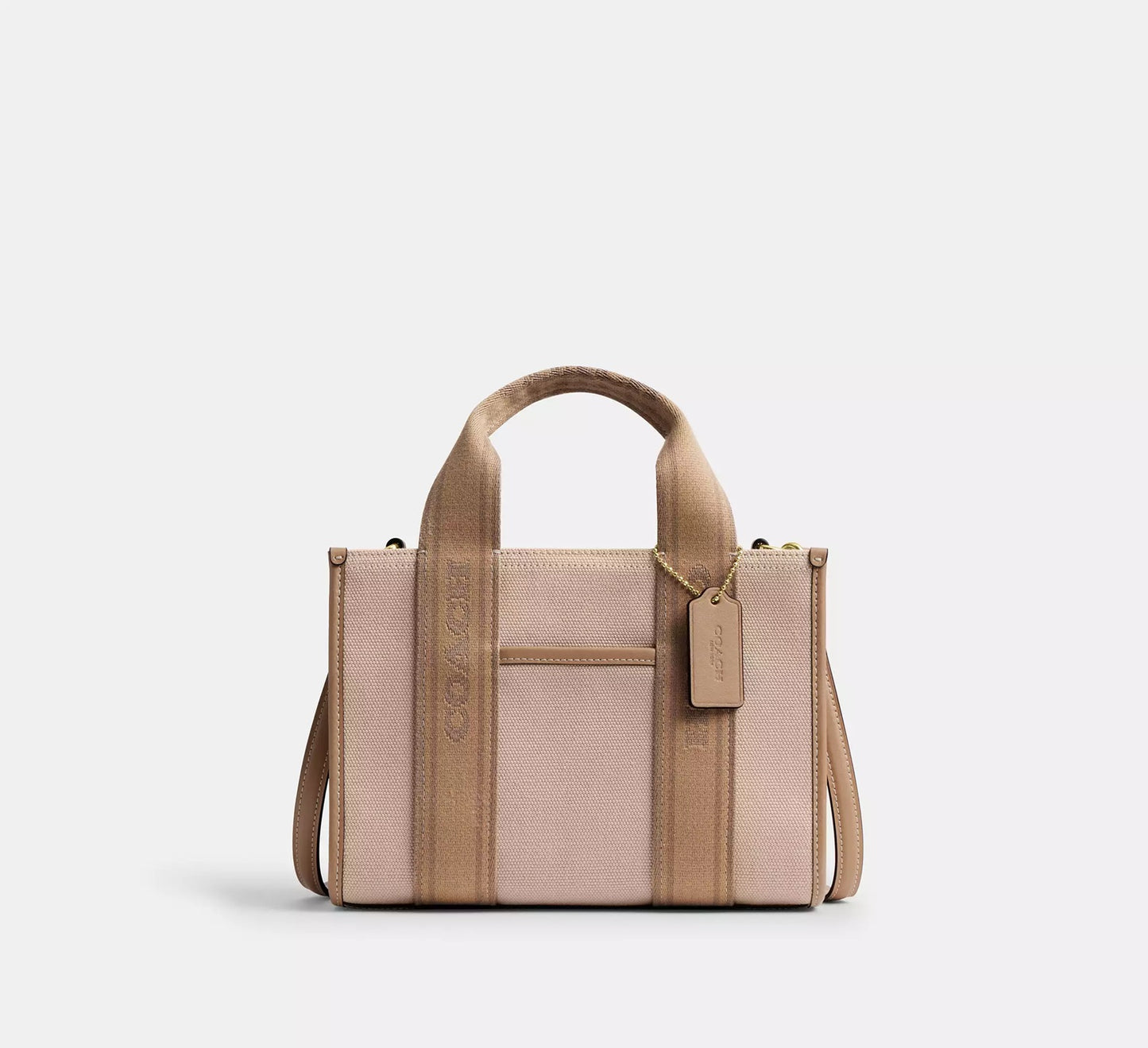Smith Tote Bag 24 Dark Natural Multi Coach