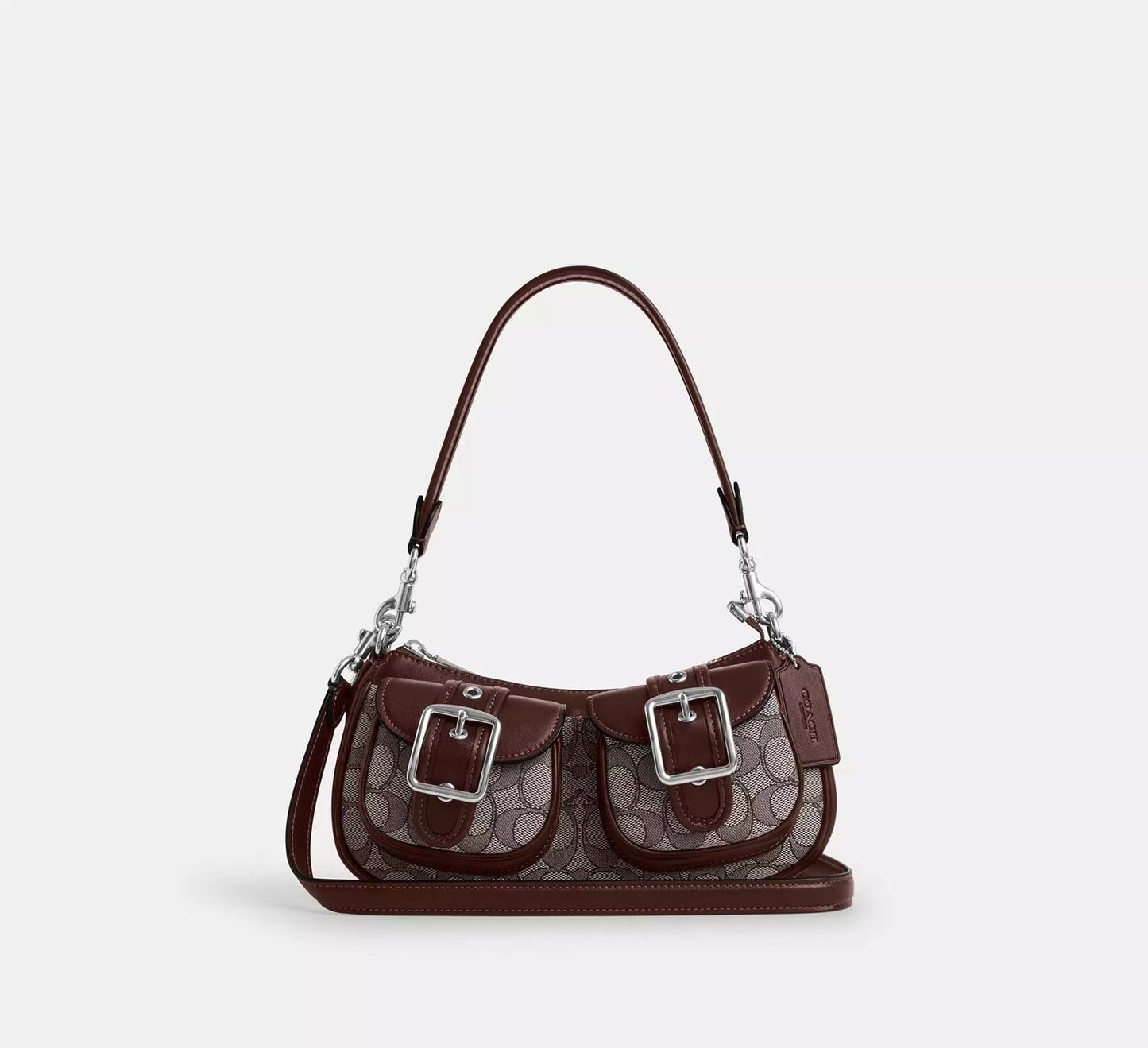 Ashton Bag In Signature Jacquard Oak Maple Coach