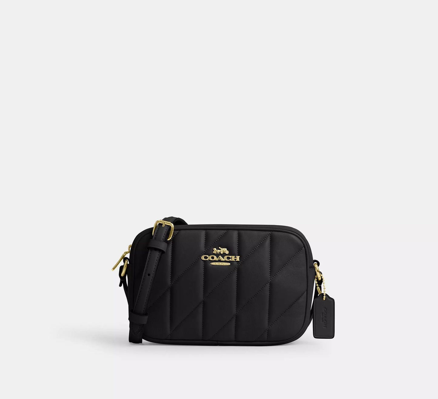Mini Jamie Camera Bag With Quilting Black Coach