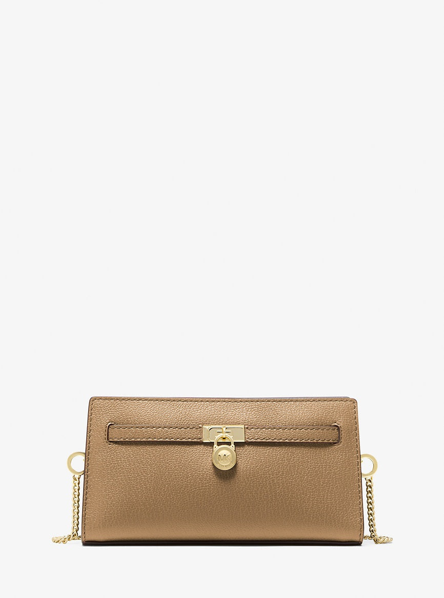 Hamilton Moderne Extra-Small Leather Convertible Crossbody Bag Husk Michael Kors