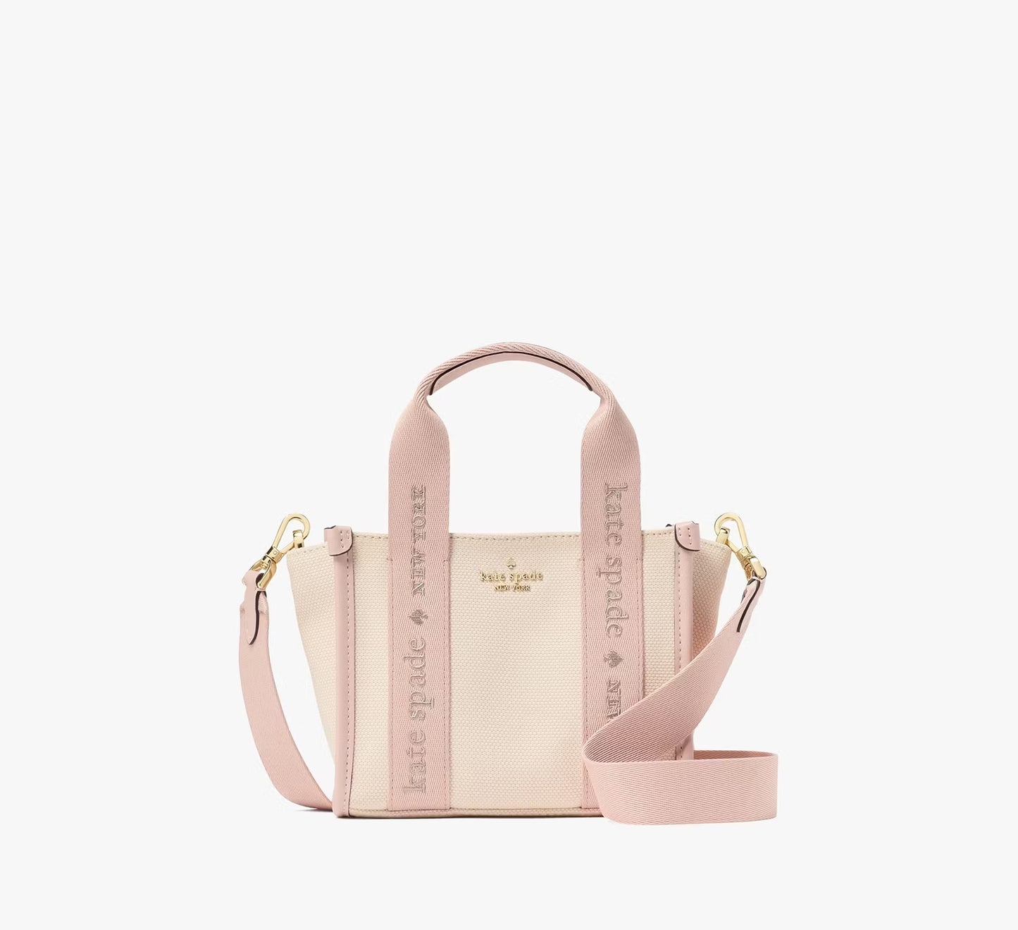 Kip Canvas Mini Tote Bag Rose Smoke Multi Kate Spade