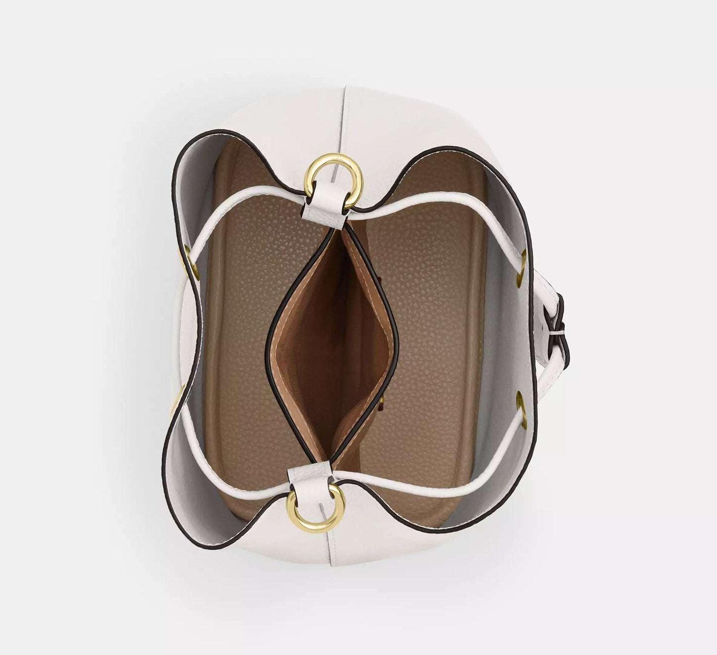 Rowan Bucket Bag Chalk Coach