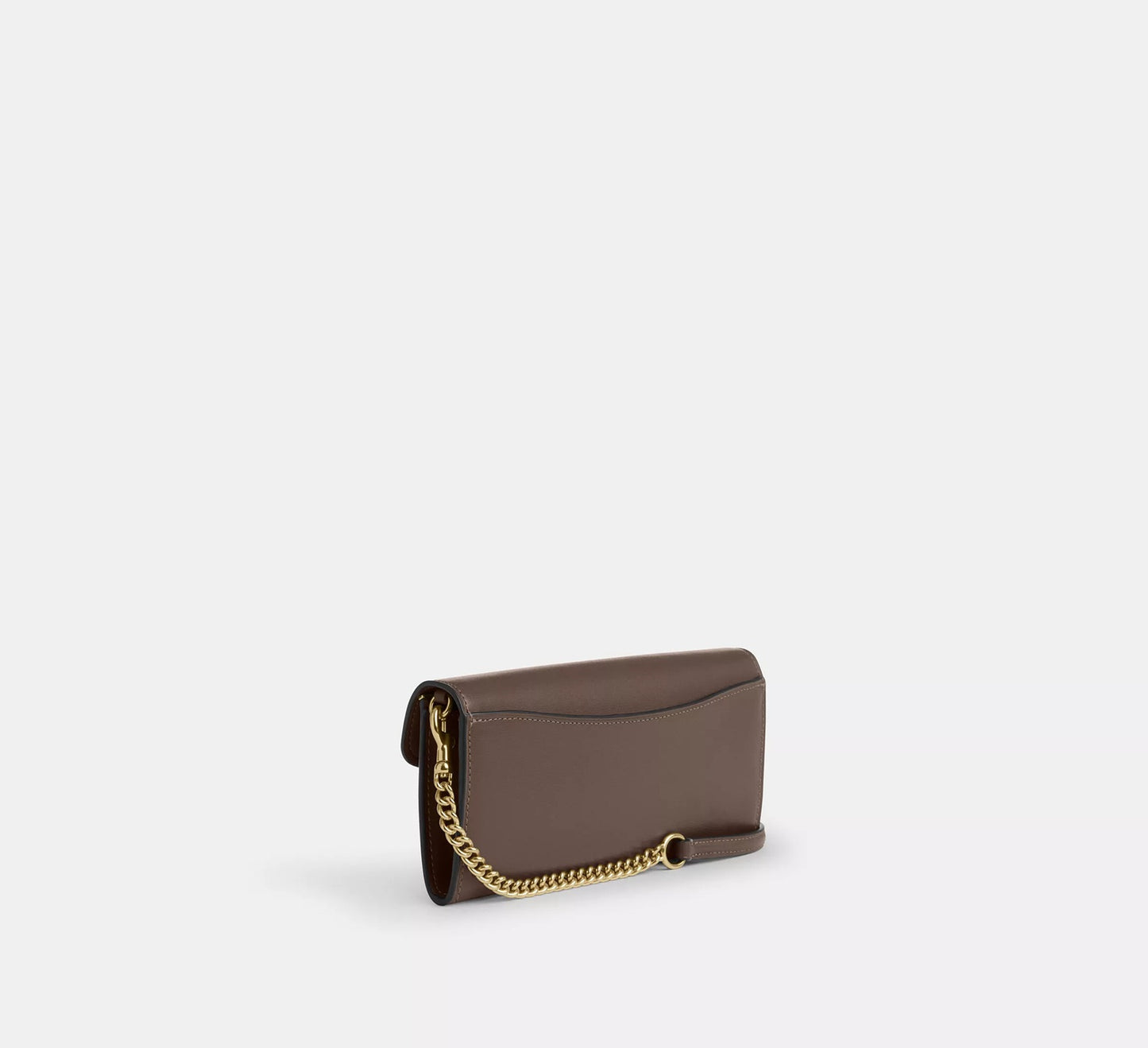 Klare Wallet With Chain Dark Stone Coach