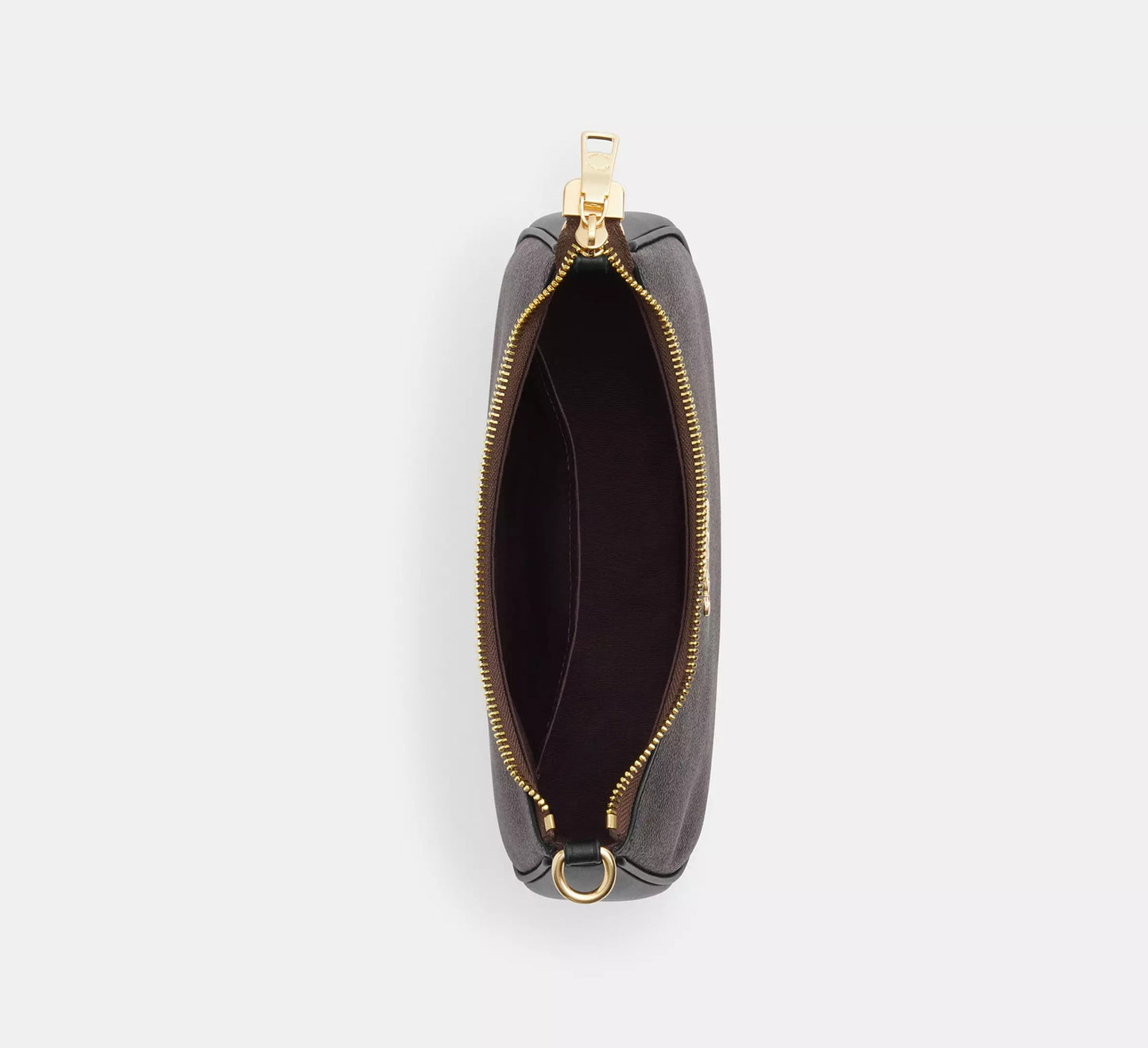 Teri Shoulder Bag In Signature Canvas Walnut Black Coach