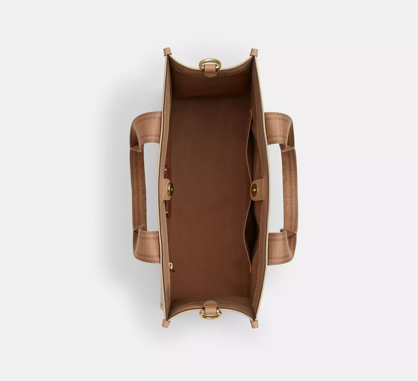Smith Tote Bag Dark Natural Multi Coach