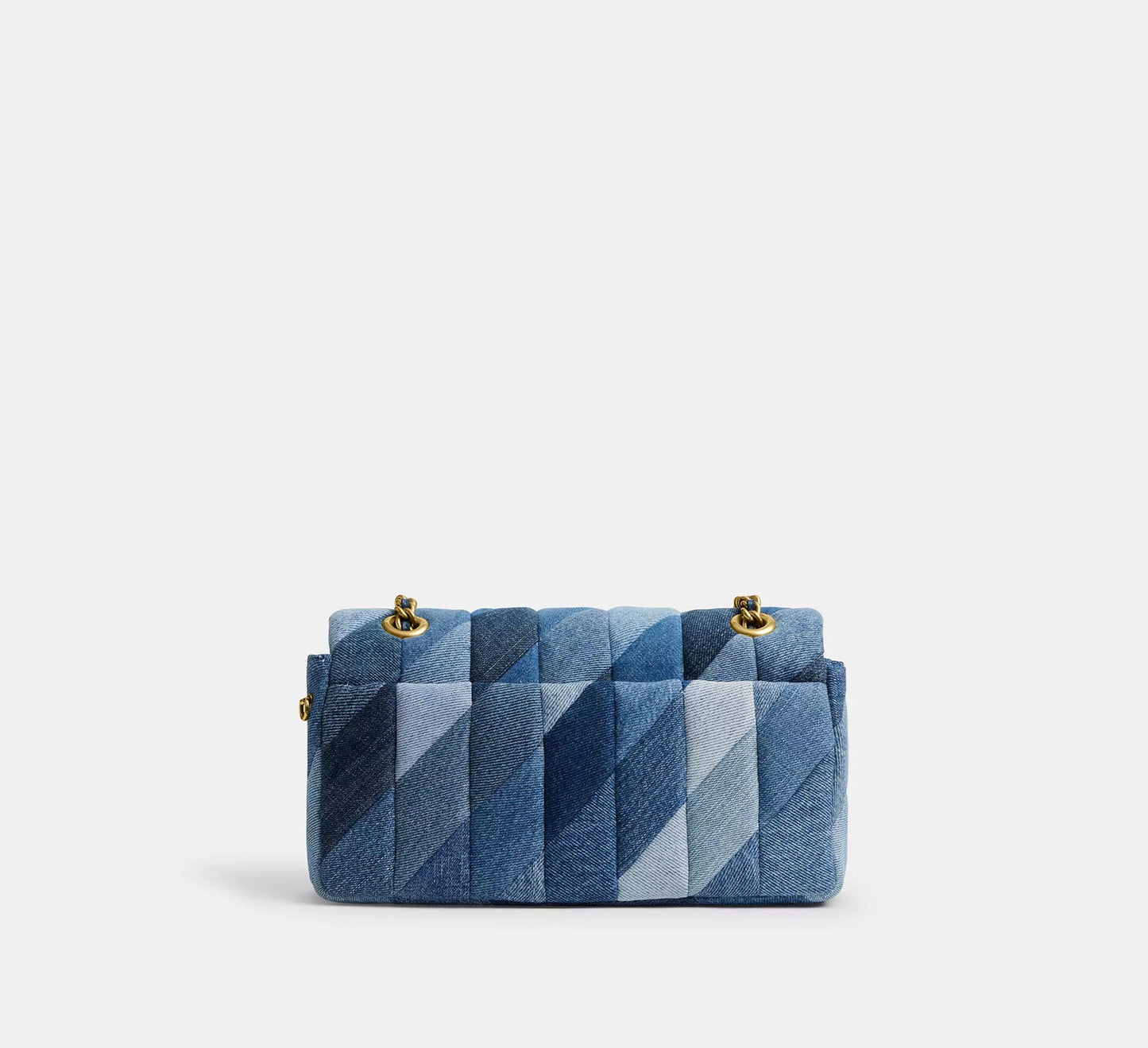 Tabby Shoulder Bag 26 With Patchwork Quilting Denim Coach
