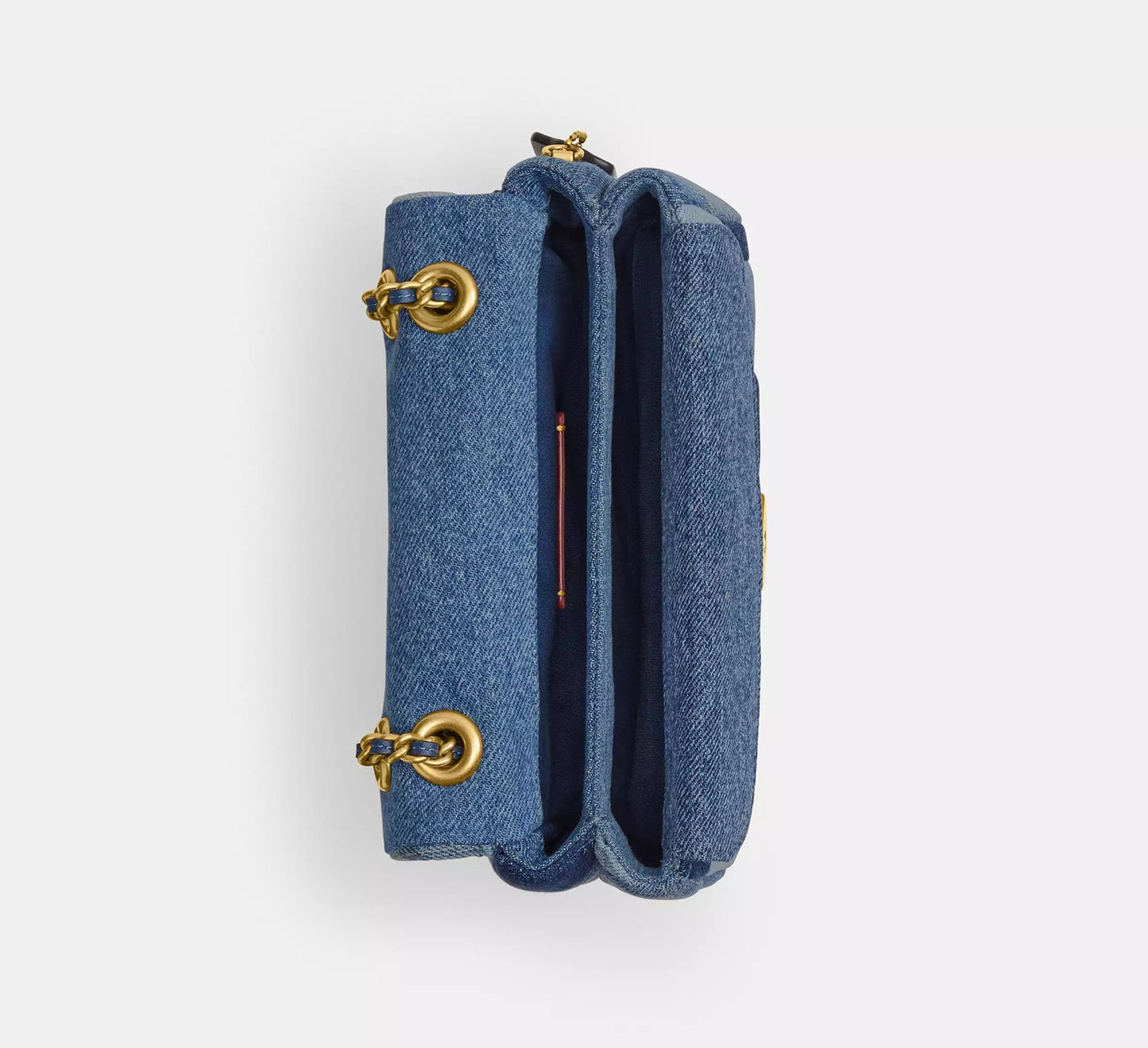 Tabby Shoulder Bag 26 With Patchwork Quilting Denim Coach