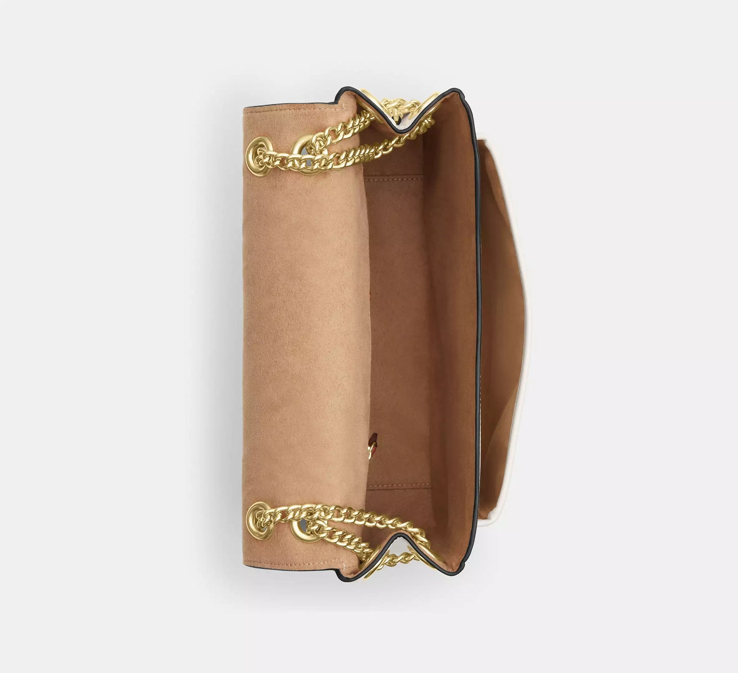 Elodie Crossbody Bag Gold Chalk Coach
