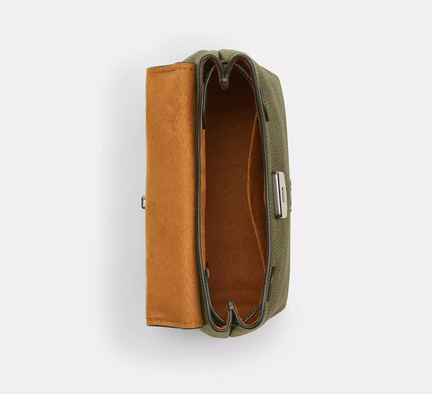 Emory Top Handle Bag Gunmetal Olive Coach