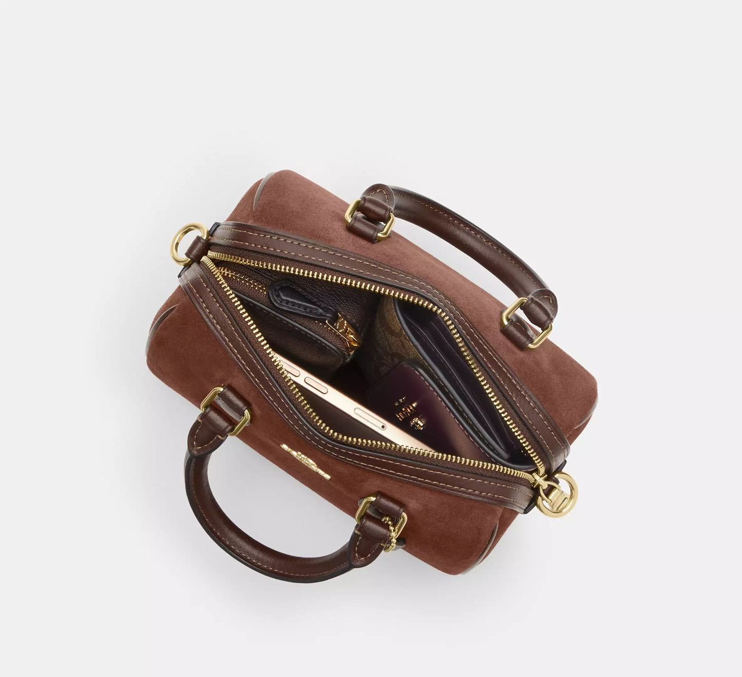 Mini Rowan Crossbody Bag Vintage Brown Coach