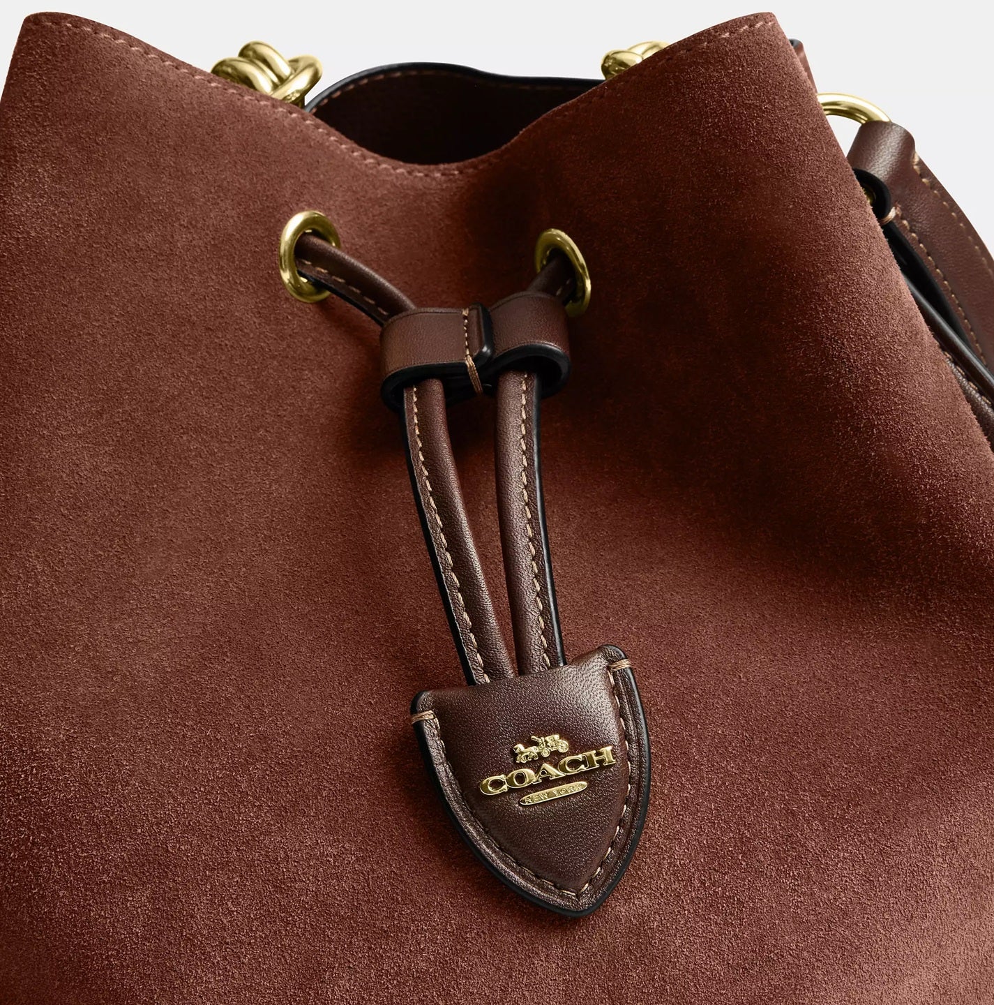 Rowan Bucket Bag Vintage Brown Coach