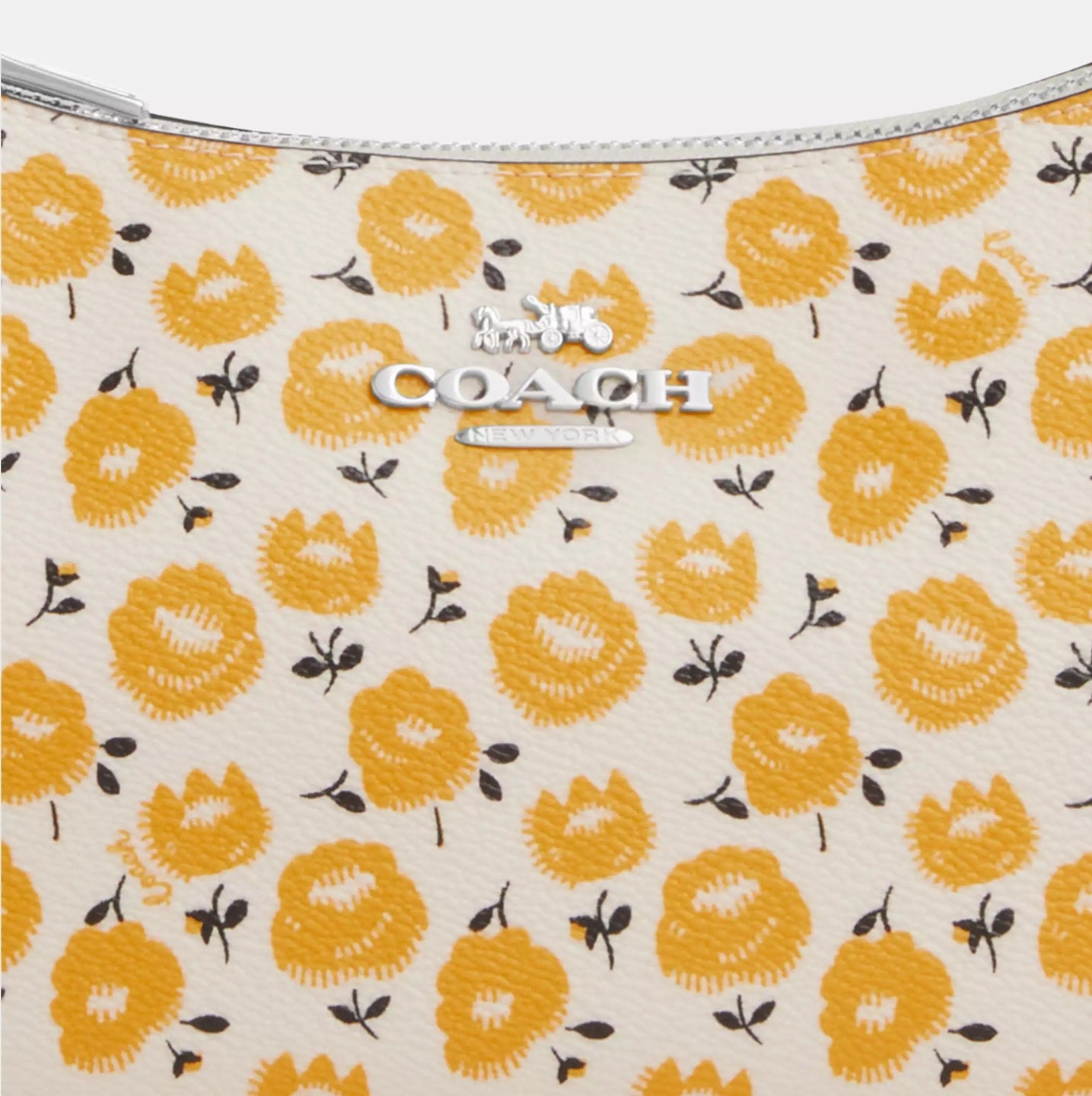 Teri Shoulder Bag With Floral Print Buttercup Multi Coach