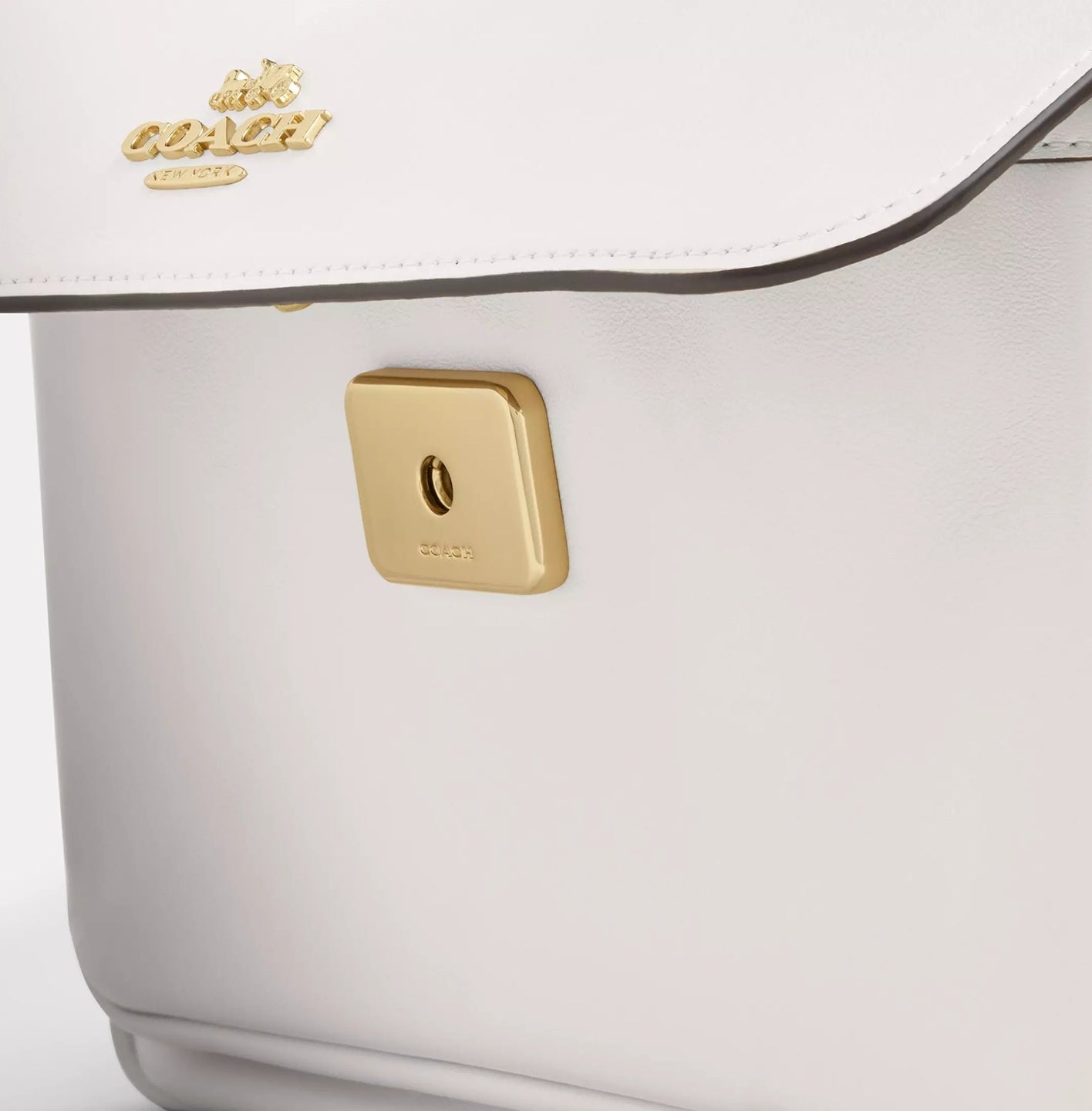 Elodie Crossbody Bag Gold Chalk Coach