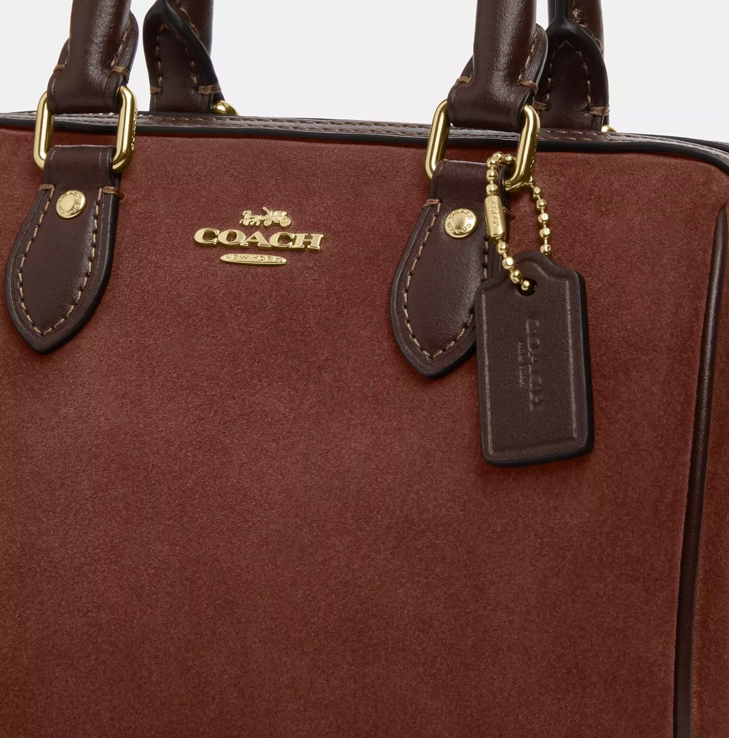 Mini Rowan Crossbody Bag Vintage Brown Coach