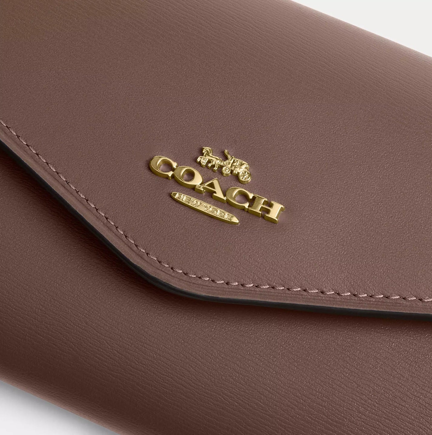 Klare Wallet With Chain Dark Stone Coach