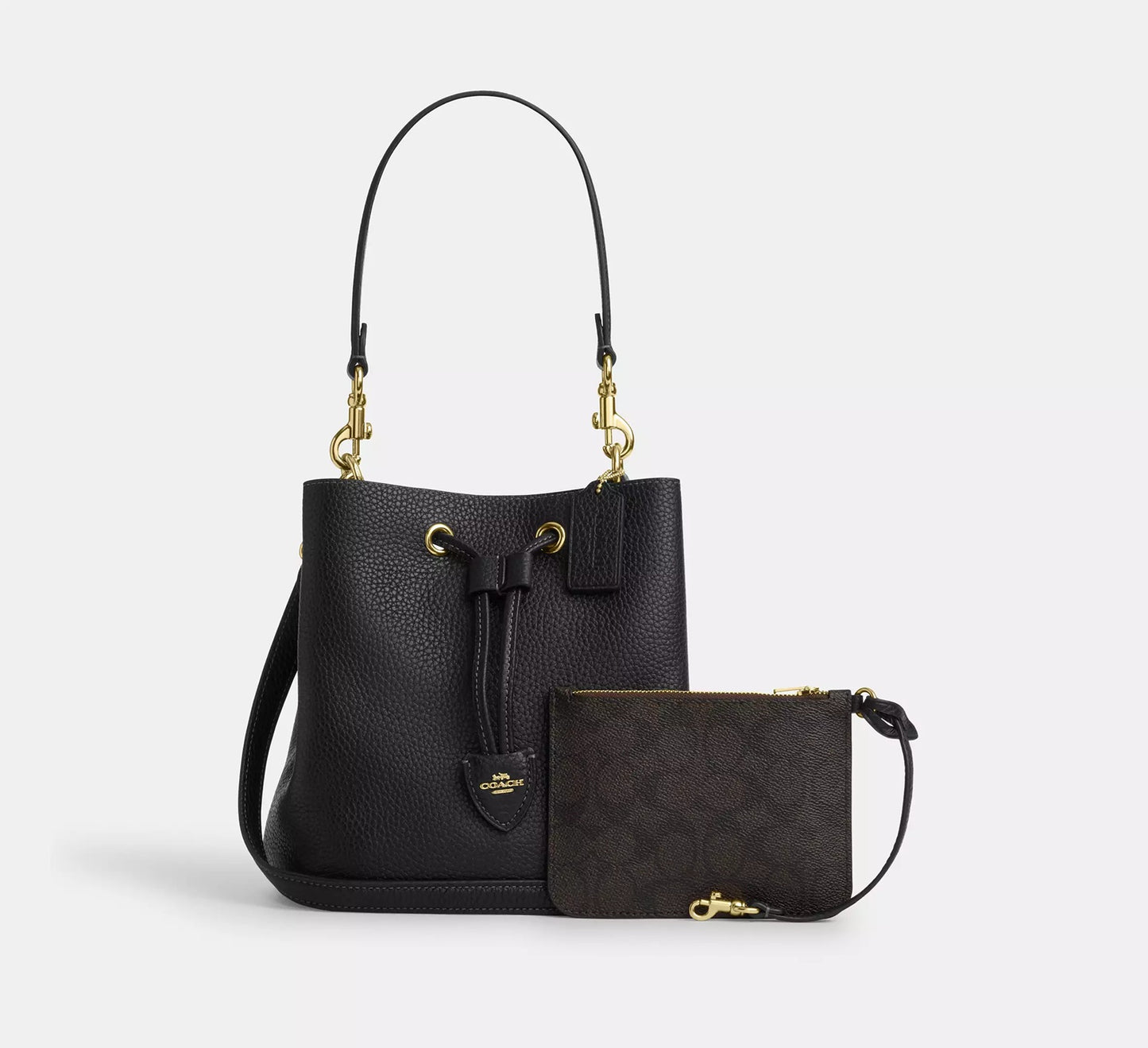 Rowan Bucket Bag Black Coach