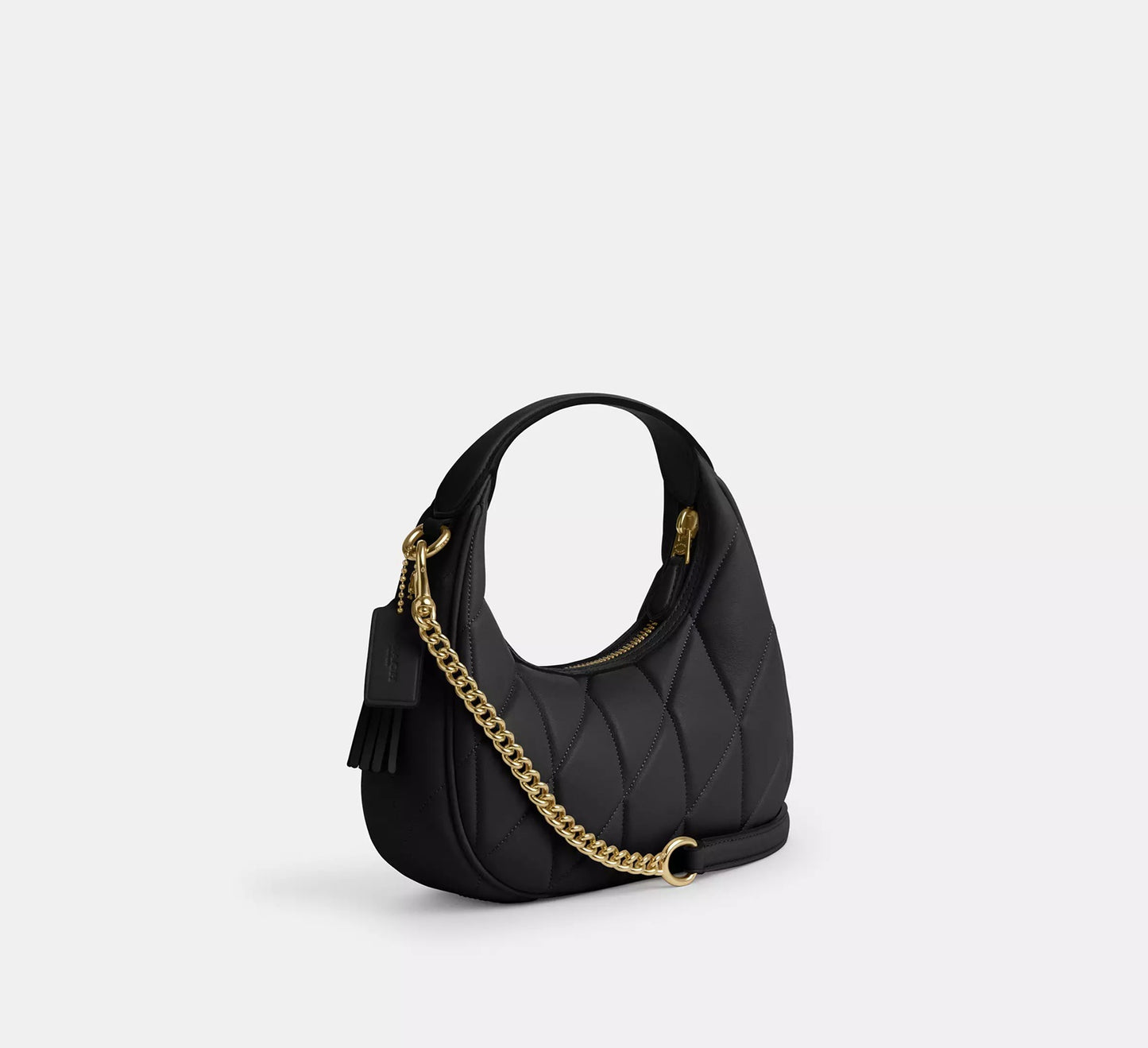 Carmen Mini Crossbody Bag With Quilting Black Coach