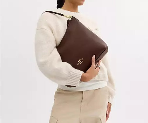 Laurel Large Shoulder Bag Black Coach