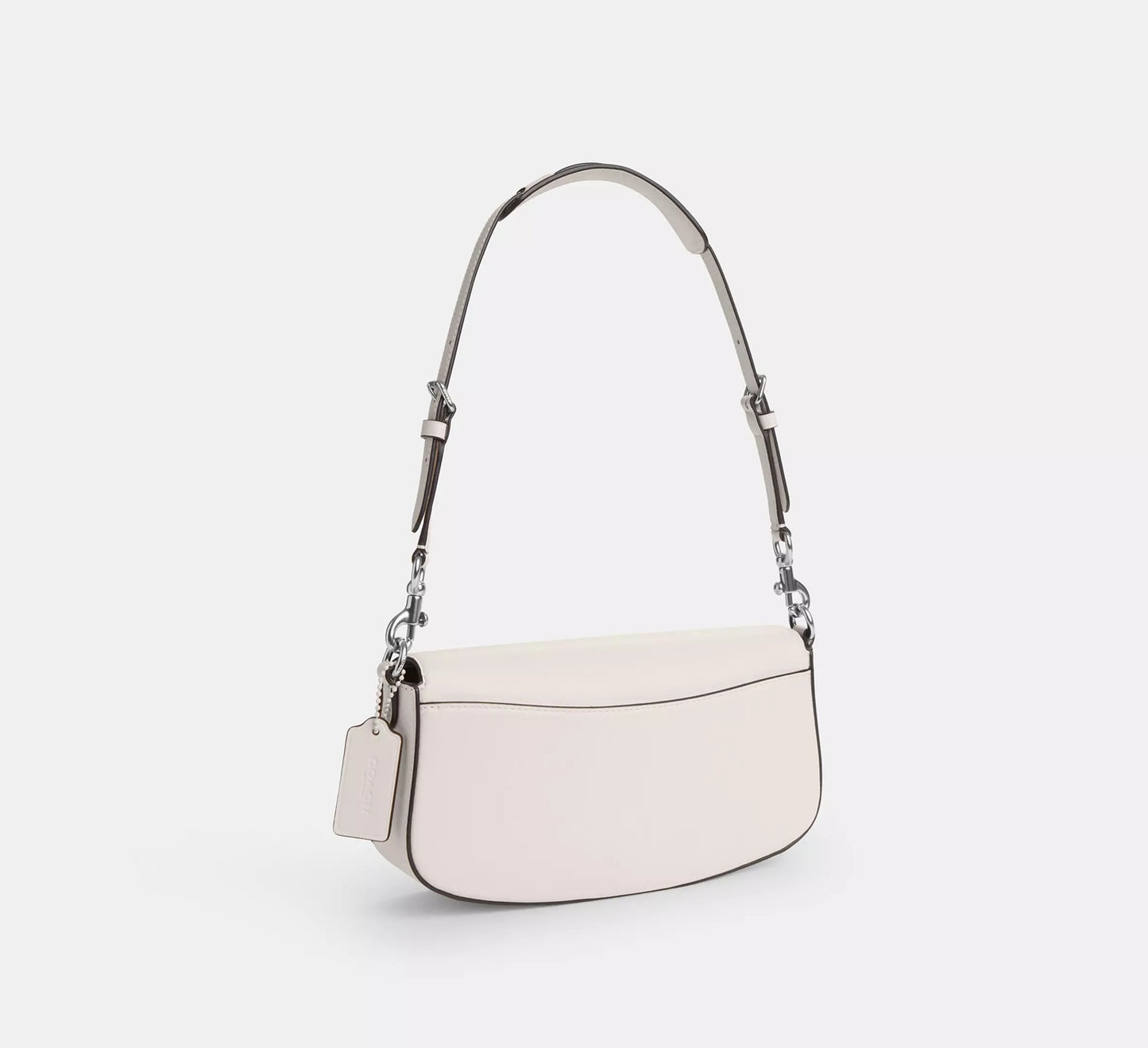 Andrea Shoulder Bag Silver Chalk Coach