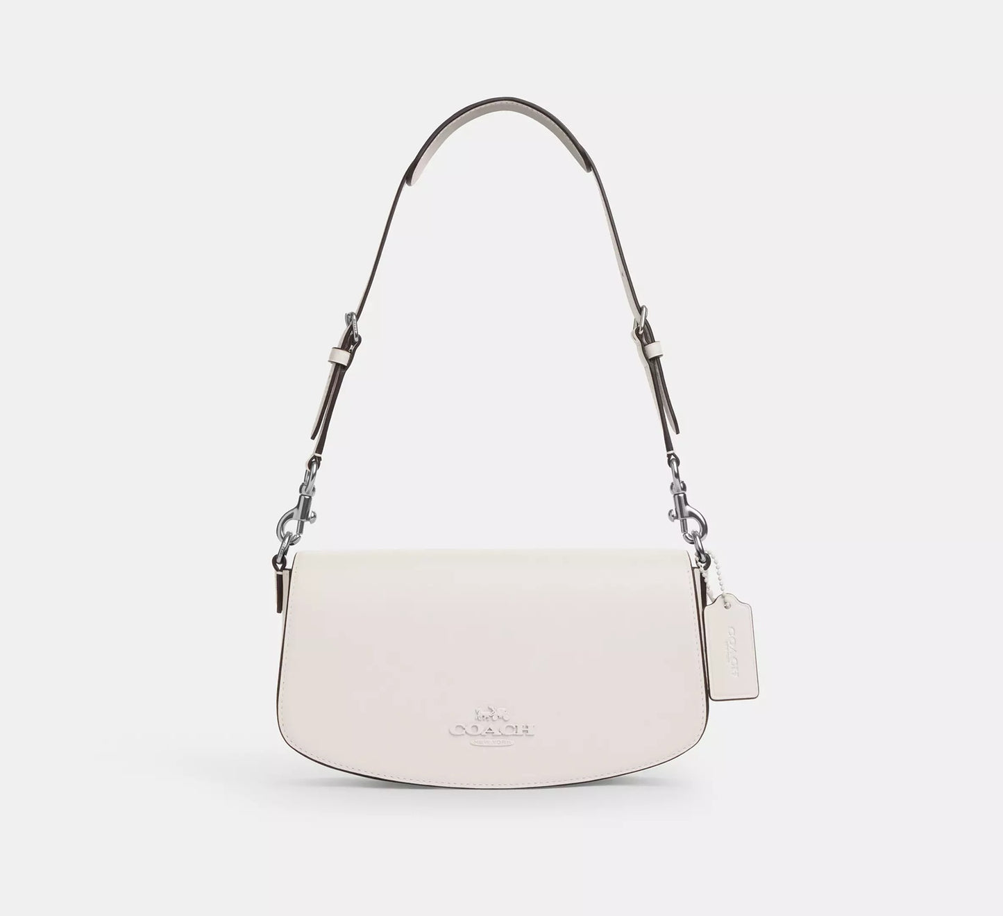 Andrea Shoulder Bag Silver Chalk Coach