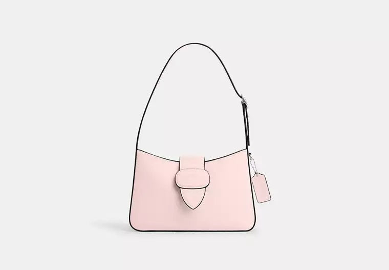 Eliza Shoulder Bag With Zipper Closure Blush Coach