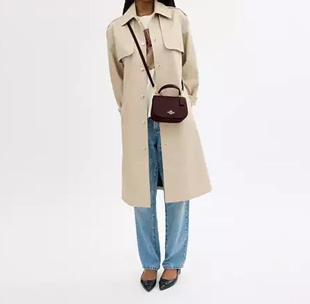 Lysa Top Handle Bag Merlot Coach