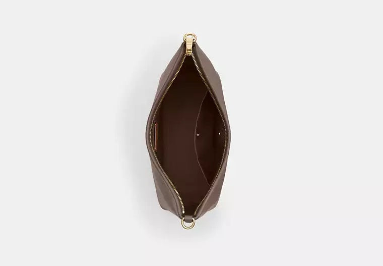 Laurel Large Shoulder Bag Dark Stone Coach
