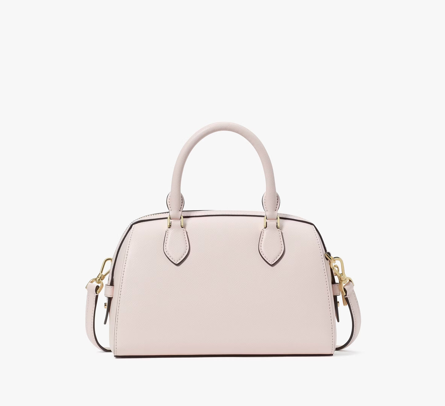 Madison Heart Studs Small Dolly Duffle Bag Powdered Sugar Kate Spade