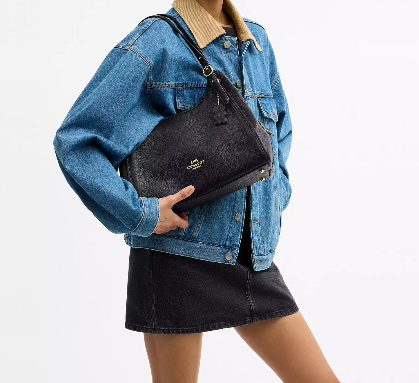 Erin Shoulder Bag Black Coach