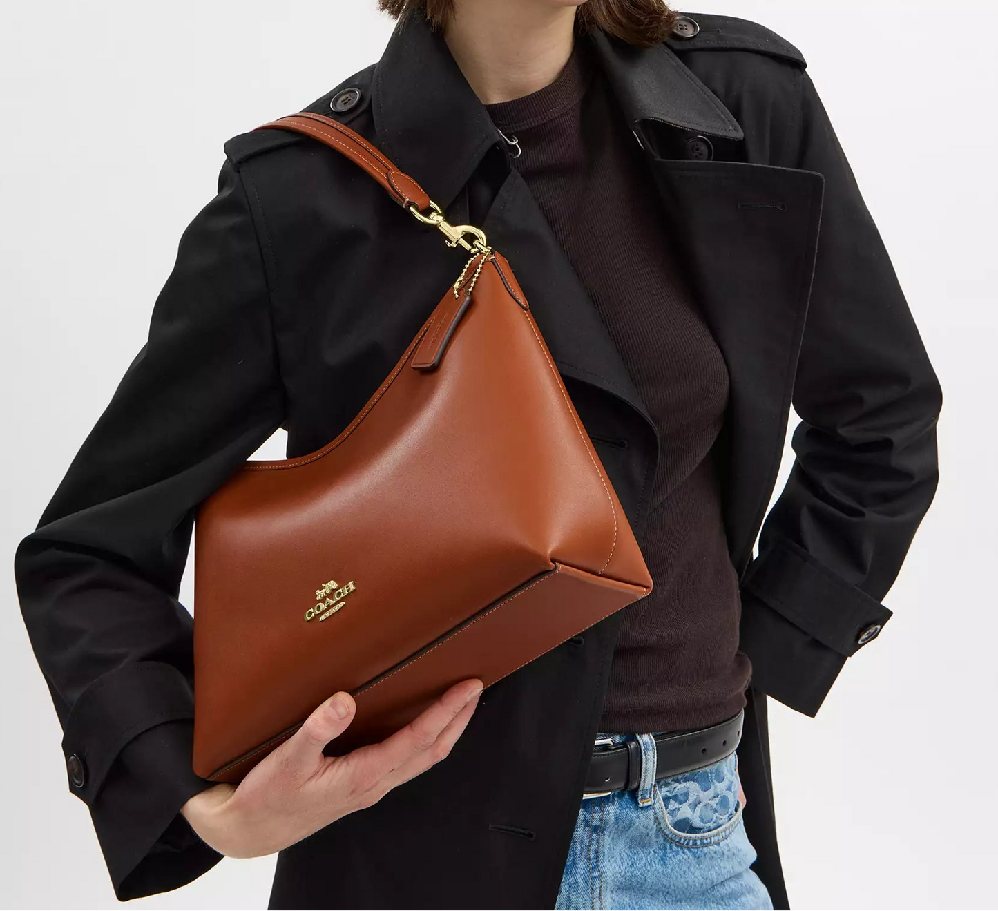 Laurel Shoulder Bag Tan Coach