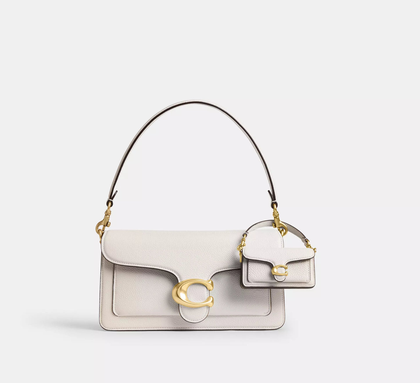 Tabby Bag Charm Chalk Coach