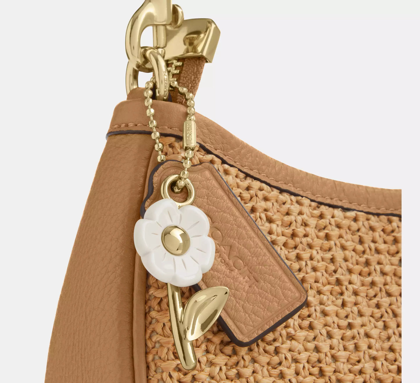Teri Mini Crossbody Straw Bag Coach